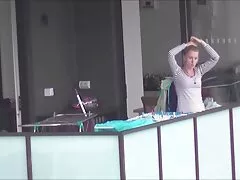 Trong văn phòng xem phim sec khong che